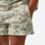 Burlebo Boys' Vintage Washed Shorts Classic Deer Camo front view