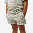 Burlebo Boys' Vintage Washed Shorts Classic Deer Camo back view