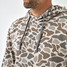 Burlebo Men's Thermal Hoodie in Classic Deer Camo front view