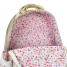Packed Party Gold Butterfly Backpack with Tuckaway Wings compartment view
