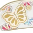 Packed Party Gold Butterfly Pencil Pouch gold butterfly top detail