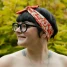 Handker Delphine Bandana Handker Delphine Bandana model wearing