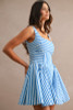 Mable Women's Stripe Mini Dress side view