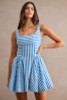 Mable Women's Stripe Mini Dress detail view