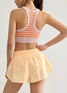 FP Movement Women's Go To Stripe Sports Bra Burning Up front view