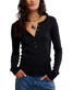 Free People Jamie Henley Top Pitch Black full length