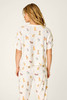 PJ Salvage Meet Me in Pawris Dog Pajama Top Ivory back view