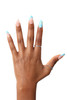 Never Have I Ever French Waterlily Almond Press-On Nails swatch
