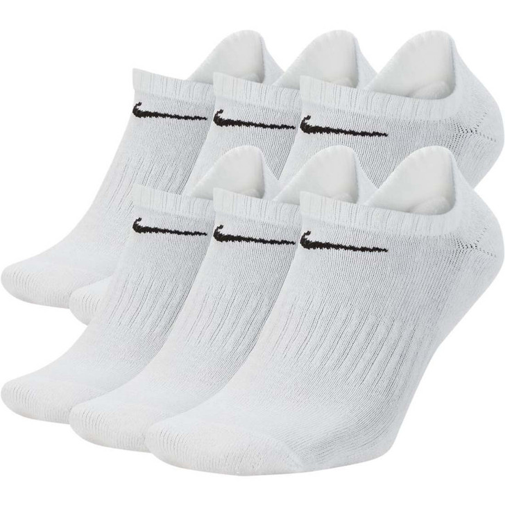 Nike White Nike Everyday Cushion No-Show Socks- 6 Pack $ 19.99 | TYLER'S