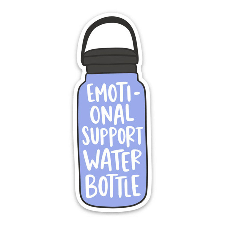 New Brittany Paige Emotional Support Water Bottle Sticker $ 4