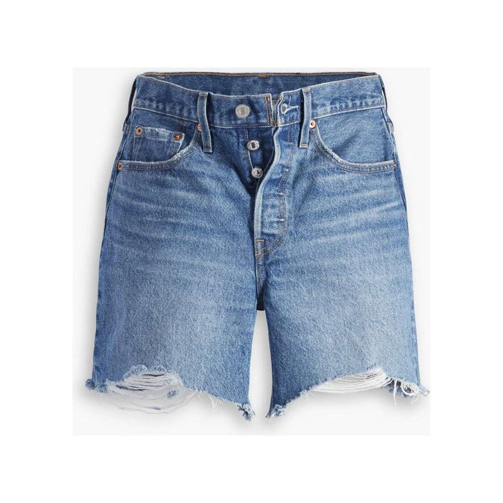 Levi's Levi's Women's 501 Original High Rise Mid-Thigh Shorts - Medium  Indigo $  | TYLER'S