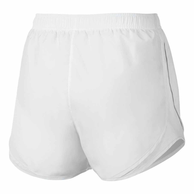 white nike running shorts