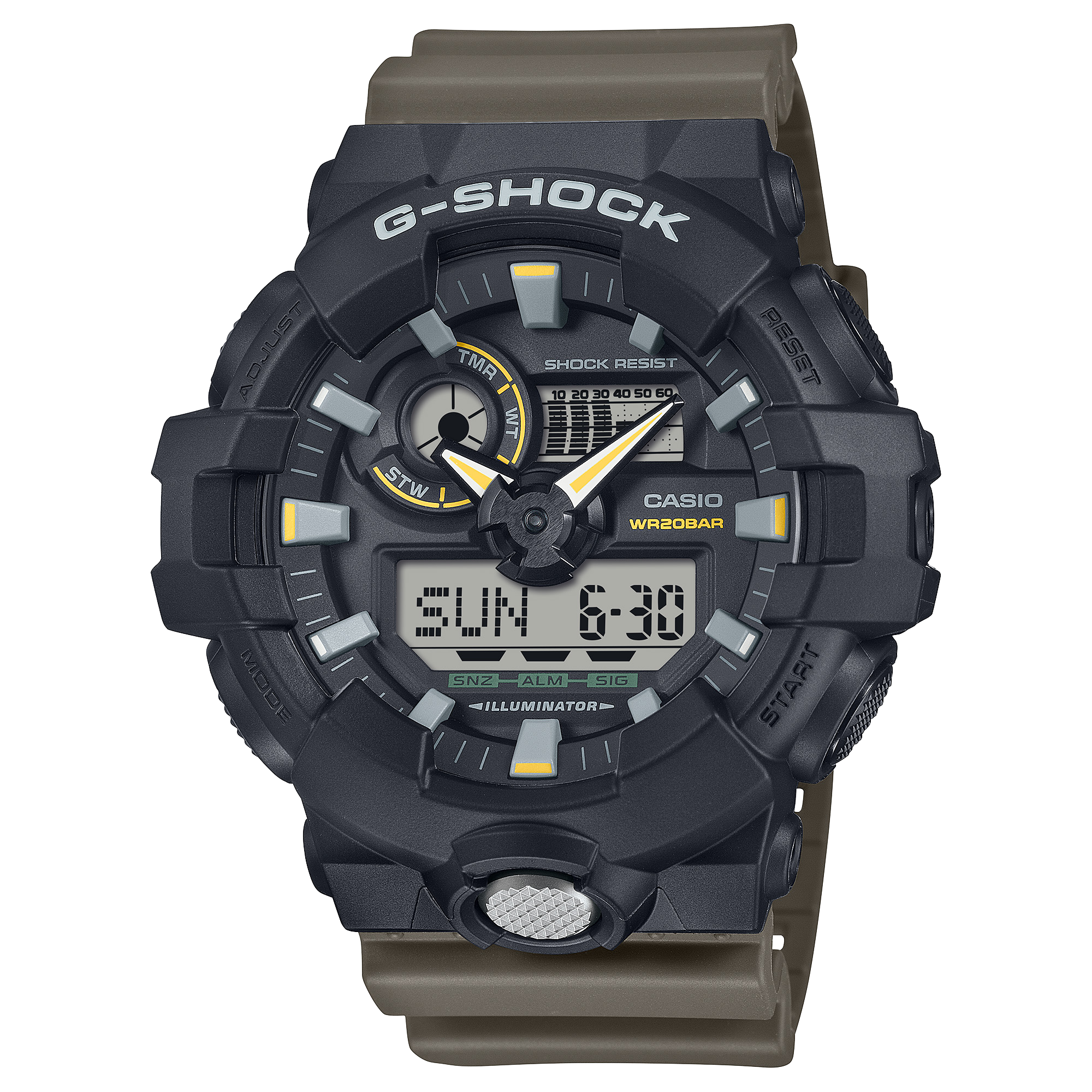 G-SHOCK 1PIU1UGUALE3 限定モデル 3420P＊JA G-SHOCK GA710TU-1A3 Analog-Digital Watch | TYLER'S