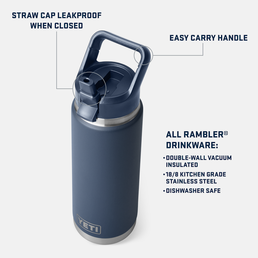 YETI Rambler 26 oz Water Bottle | TYLER'S