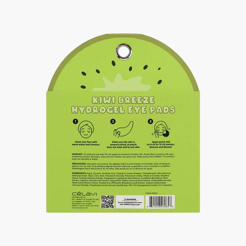 Kiwi Breeze Hydrogel Eye Pads | TYLER'S