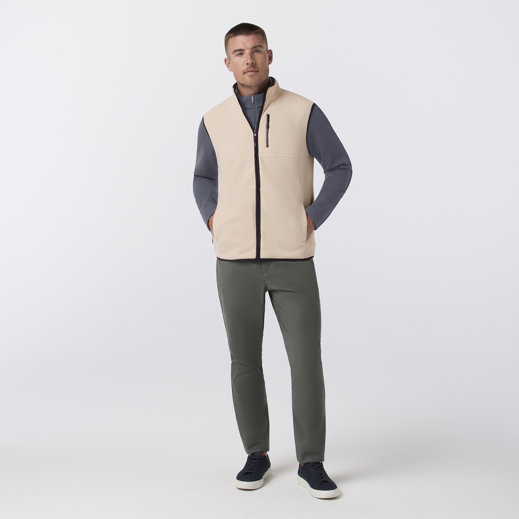 Mizzen+Main Men's Crosby Fleece Vest| TYLER'S