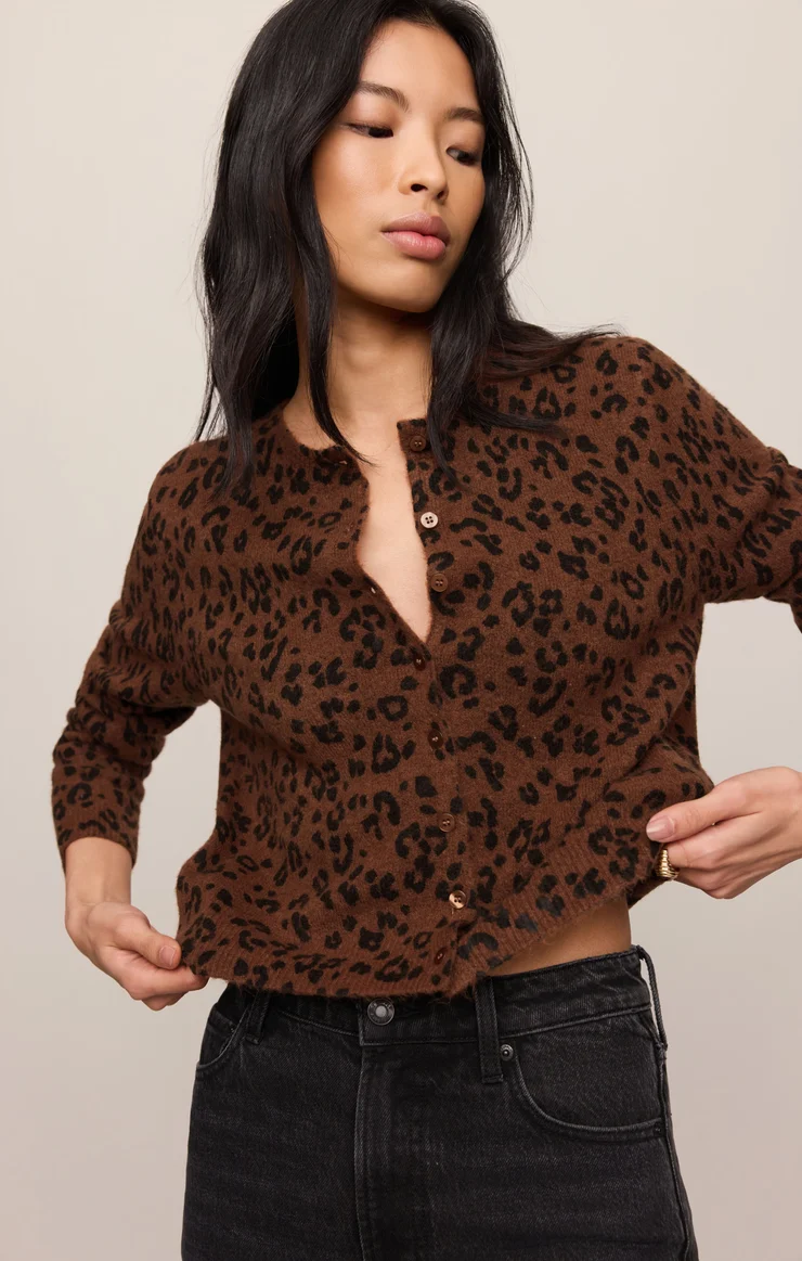 Z Supply Women's Medina Leopard Cardigan | TYLER'S