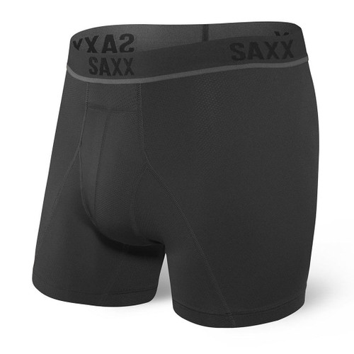 Saxx Men's Kinetic HD Boxer Brief - Grey Mini Stripe - TYLER'S