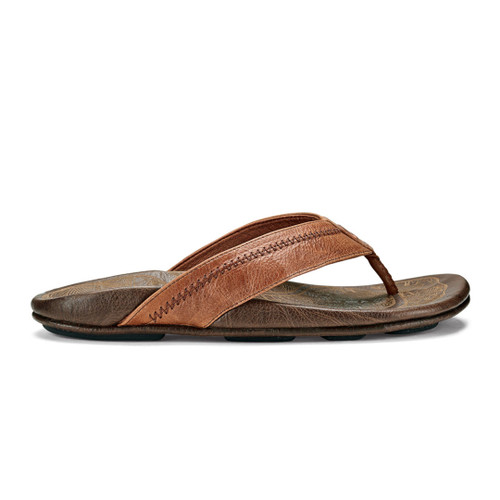 Coffee Brown OLUKAI \'Ilikai Men\'s Leather Flip-Flop Sandals Men\'s Sz15 OluKai Ilikai Flip Flop (Men) | Nordstrom main image 3