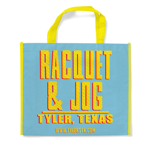 Racquet & Jog Reusable Tote Bag Mural TYLER'S