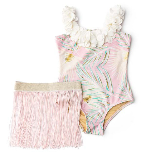 Hula Holiday Side Shirred One Piece - Final Sale