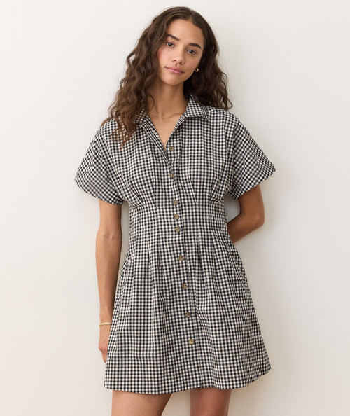 Marine Layer Women's Mini Pin Tuck Dress | TYLER'S