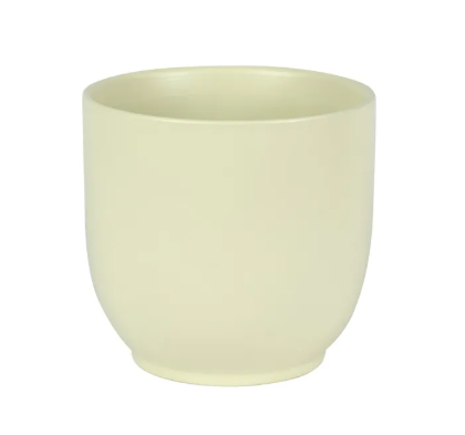 Hortus Cairo Ceramic Pot - Matt Cream - Dia15.5 x H15cm
