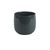 Hortus Riga Ceramic Pot - Glossy Grey - Dia17 x H16cm