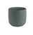 Hortus Riga Ceramic Pot - Matt Grey - Dia14.5 x H13cm