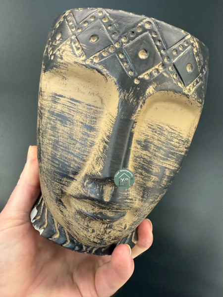 Ceramic Face Pot 12c - 101012