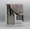 Mikasa Meris Frost 18/10 Stainless Flatware 20pc Set (Service for Four)
