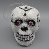 Katherine's Collection White Bejeweled Skull Day of the Dead / Halloween Decor