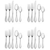 Pfaltzgraff American Bead Stainless Steel 20pc. Flatware Set (Service for Four)