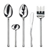 Gourmet Settings Exotique Platinum 18/10 Stainless Steel 5pc. Hostess Set