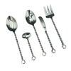 Gourmet Settings (GS) Silver Braid 18/10 Stainless Steel 5pc. Hostess Set