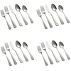 Fiesta Deco Circles Stainless Steel 20pc. Flatware Set (Service for Four)