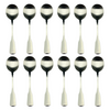 Oneida American Colonial 18/8 Stainless Small Round Bouillon Spoon (Set of Twelve)