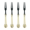 Wallace Napoleon Bee Gold Accent 18/10 Stainless Steel Food Pick (Set of Four)