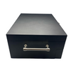 Reed & Barton Charcoal Wood Flatware Chest with Silver Hardware