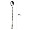 Gourmet Settings Silver Tear 18/10 Stainless Steel Iced Beverage Spoon