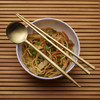 Studio Nova Premium 18/10 Stainless Steel Gold Chopsticks & Spoon Set