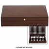 Reed & Barton Eureka Mahogany / Brown Flatware Storage Chest