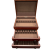 Reed & Barton Handcrafted Bristol Grande Mahogany/Brown 2-Drawer Flatware Chest