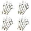 Wallace Corsica Gold Accent 18/10 Stainless Steel 20pc. Flatware Set