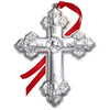 Wallace 2025 Sterling Silver Grand Baroque Cross Christmas Ornament 30th Edition