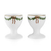 Royal Copenhagen Star Fluted Christmas Egg Cup (Set of Two)