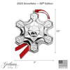 Gorham Annual 2025 Sterling Silver Snowflake Ornament 56th. Collectors Edition
