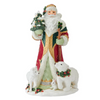 Fitz & Floyd Woodland Holiday Santa 18.25" Christmas Figurine