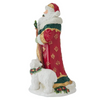 Fitz & Floyd Woodland Holiday Santa 18.25" Christmas Figurine