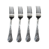 Cambridge Silversmiths Deer Stainless Steel Salad Fork (Set of Four)